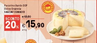 Iper La Grande Pecorino Sardo DOP Dolce Graziola SARDAFORMAGGI offerta