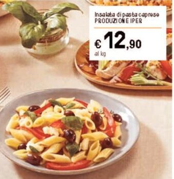 Insalata di pasta caprese PRODUZIONE IPER