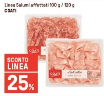 Iper La Grande Linea Salumi affettati 100 g / 120 g COATI offerta