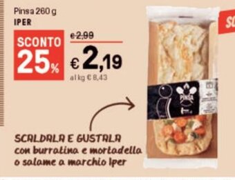 Pinsa 260 g IPER