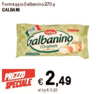 Iper La Grande Formaggio Galbanino 270 g GALBANI offerta