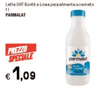 Iper La Grande Latte UHT Bontà e Linea parzialmente scremato 1 l PARMALAT offerta