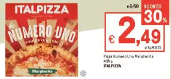 Iper La Grande Pizza Numero Uno Margherita 435 g ITALPIZZA offerta
