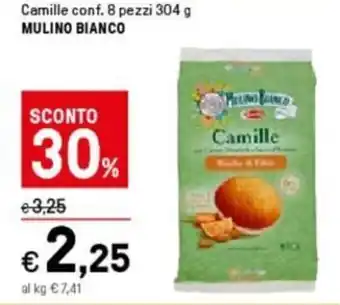 Iper La Grande Camille conf. 8 pezzi 304 g MULINO BIANCO offerta