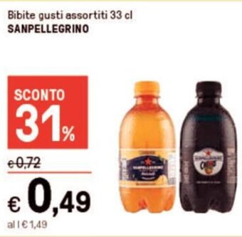 Bibite gusti assortiti 33 cl SANPELLEGRINO