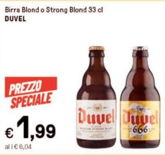 Iper La Grande Birra Blond o Strong Blond 33 cl DUVEL offerta
