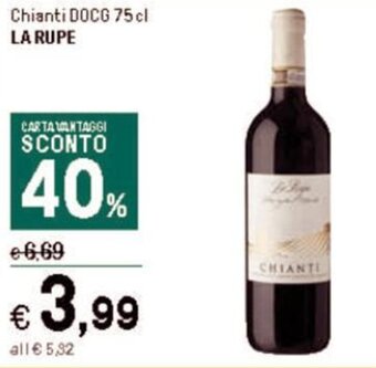 Iper La Grande Chianti DOCG 75 cl LA RUPE offerta