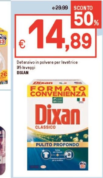 Iper La Grande Detersivo in polvere per lavatrice 95 lavaggi DIXAN offerta