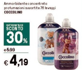 Iper La Grande Ammorbidente concentrato profumazioni assortite 76 lavaggi COCCOLINO offerta