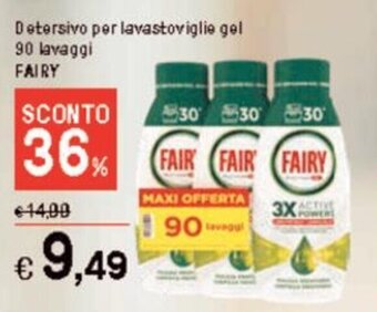 Iper La Grande Detersivo per lavastoviglie gel 90 lavaggi FAIRY offerta
