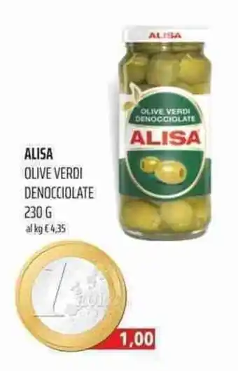 Coop Alisa Olive Verdi Denocciolate 230g offerta