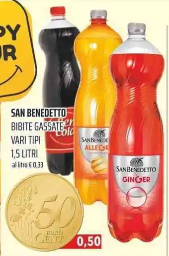 Coop San Benedetto Bibite Gassate 1,5lt. offerta