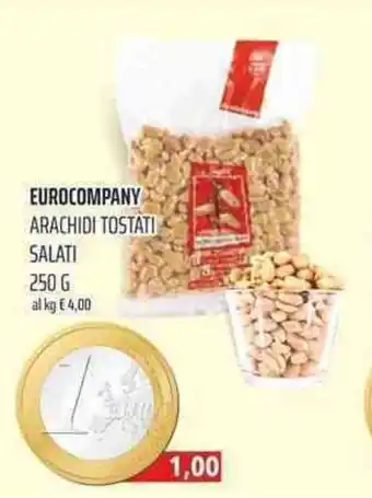 Coop Eurocompany Arachidi Tostati Salati 250g offerta
