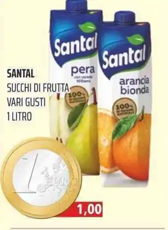Coop Santal Succhi di Frutta Vari Gusti 1lt. offerta