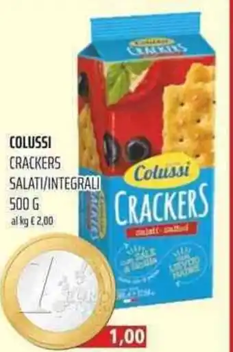Coop Colussi Crackers Salati/Integrali 500g offerta