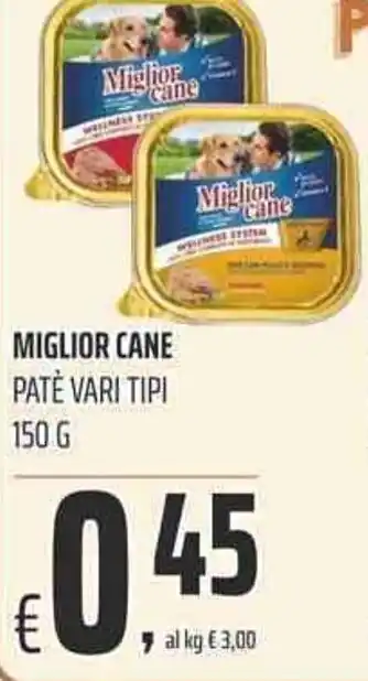 Coop Miglior Cane Patè Vari Tipi 150g offerta