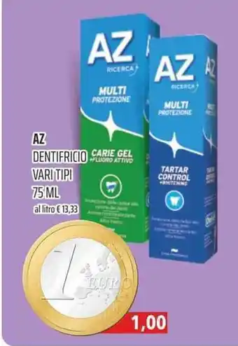Coop AZ Dentifricio Vari Tipi 75ml offerta