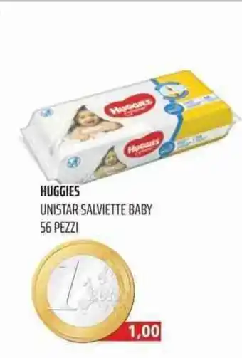 Coop Huggies Baby Unistar Salviette 56 pezzi offerta