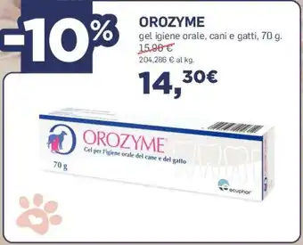 Coop Orozyme Gel igiene orale 70g offerta