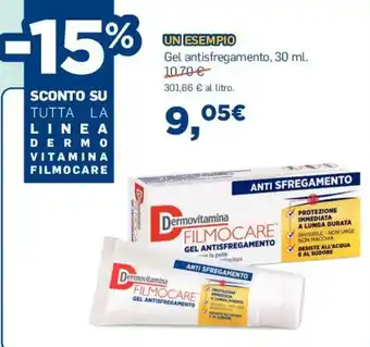 Coop Dermovitamina Filmocare Gel antisfregamento 30ml offerta