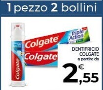 Conad Colgate dentifricio offerta