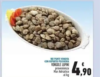 Conad Vongole e lupini offerta
