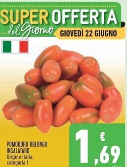 Conad Pomodoro oblungo insalataro offerta