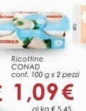 Conad Conad ricottine offerta