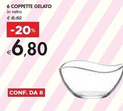 Bennet 6 coppette gelato offerta