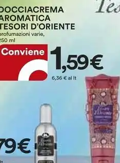 Ipercoop Tesori d’oriente docciacrema aromatica offerta