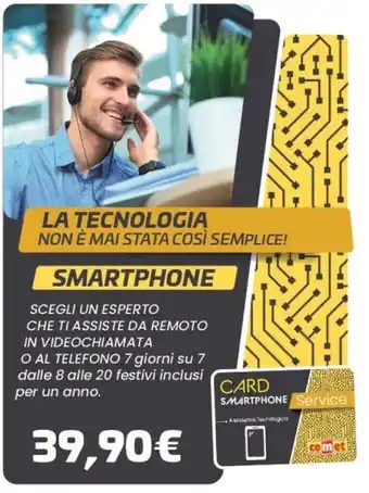 Comet Smartphone service offerta