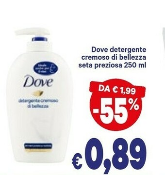 Dove Detergente Cremoso Di Bellezza Seta Preziosa