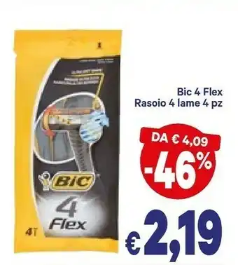 A&O Bic 4 Flex Rasoio 4 Lame offerta