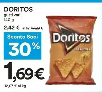 Coop Doritos Patatine Gusti Vari offerta