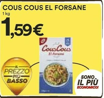 Coop El Forsane - Cous Cous 1000 G(ml) offerta