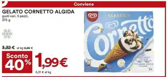 Coop Algida Cornetto Nocciola 375 G(ml) offerta