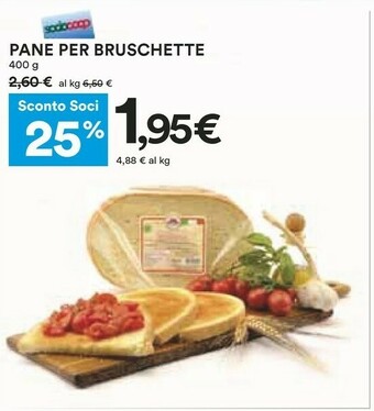 Coop Pane Per Bruschette 400 G offerta