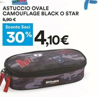 Coop Astuccio Ovale Camouflage Black O Star offerta