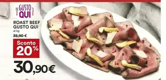 Coop Gusto Qui Roast Beef offerta