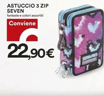 Coop Seven Astuccio 3 Zip offerta