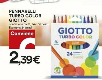 Coop Giotto Pennarelli Turbo Color offerta