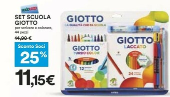 Coop Giotto Turbo Color Multicolore 12pezzo(i) offerta