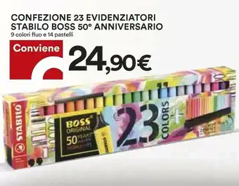 Coop Stabilo Confezione 23 Evidenziatori offerta