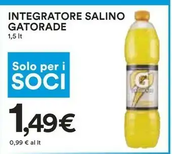 Coop Gatorade Sport Drink Gusto Limone 1500 G(ml) offerta