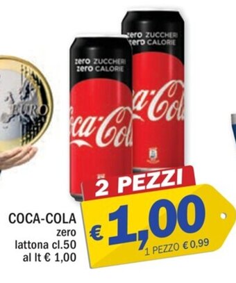 Ard Discount COCA-COLA zero lattona cl.50 offerta