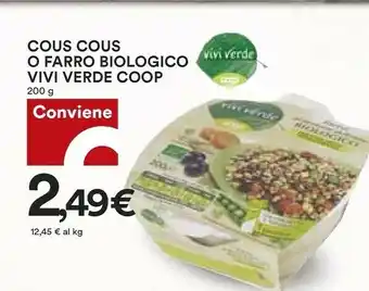 Coop Vivi verde coop Cous Cous O Farro offerta