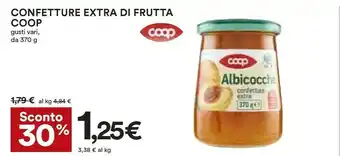 Coop Coop - Confettura Extra Di Albicocce 370 G(ml) offerta