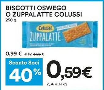 Coop Colussi Zuppalatte 250 G(ml) offerta