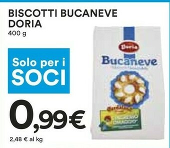Coop Doria Bucaneve 400 G(ml) offerta