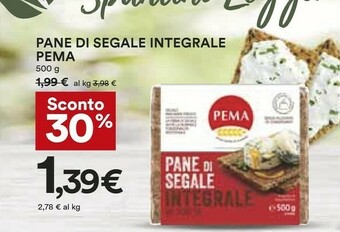 Coop Pema Pane Di Segale Integrale Al 100% 500 G(ml) offerta